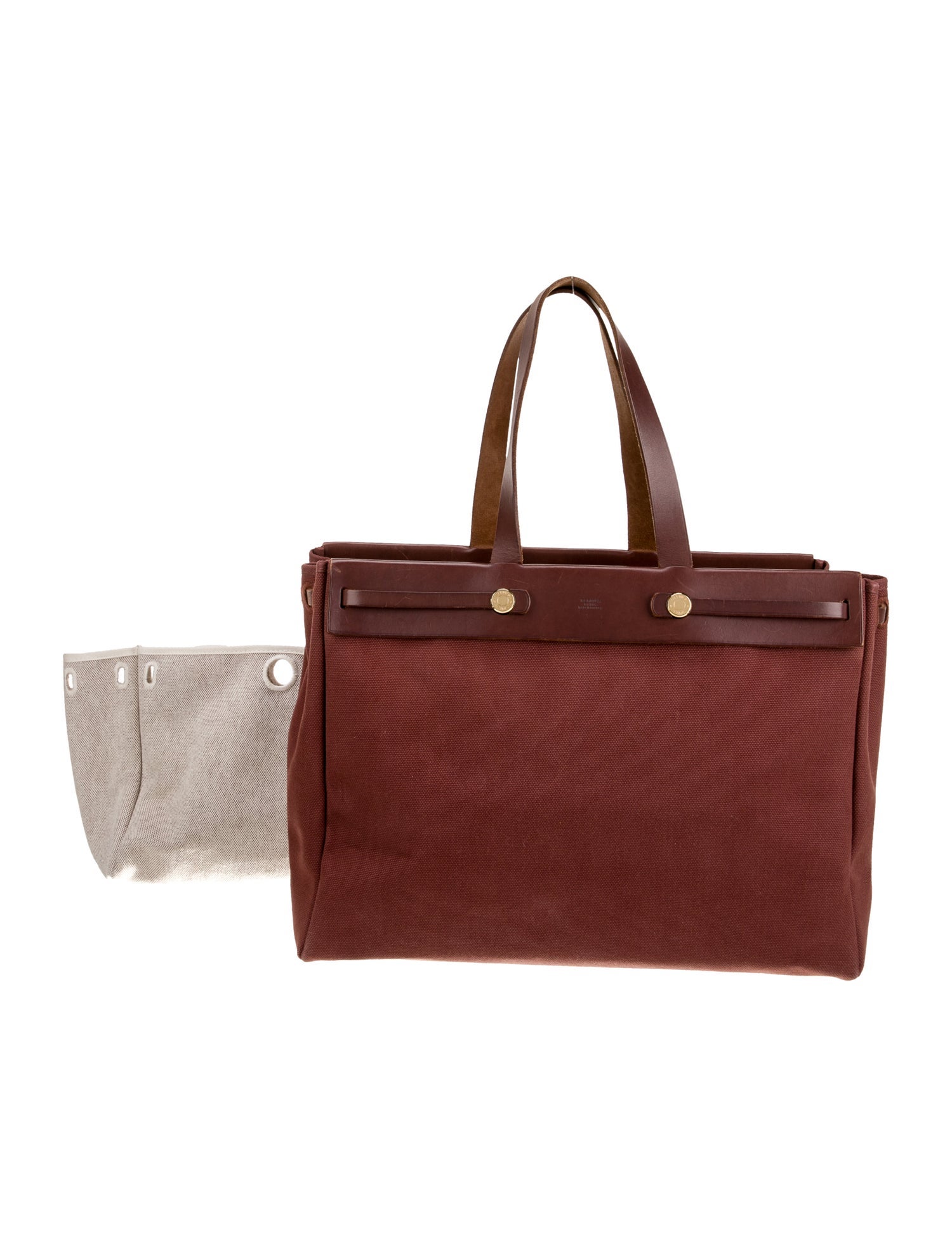 Hermès Toile Herbag Cabas MM