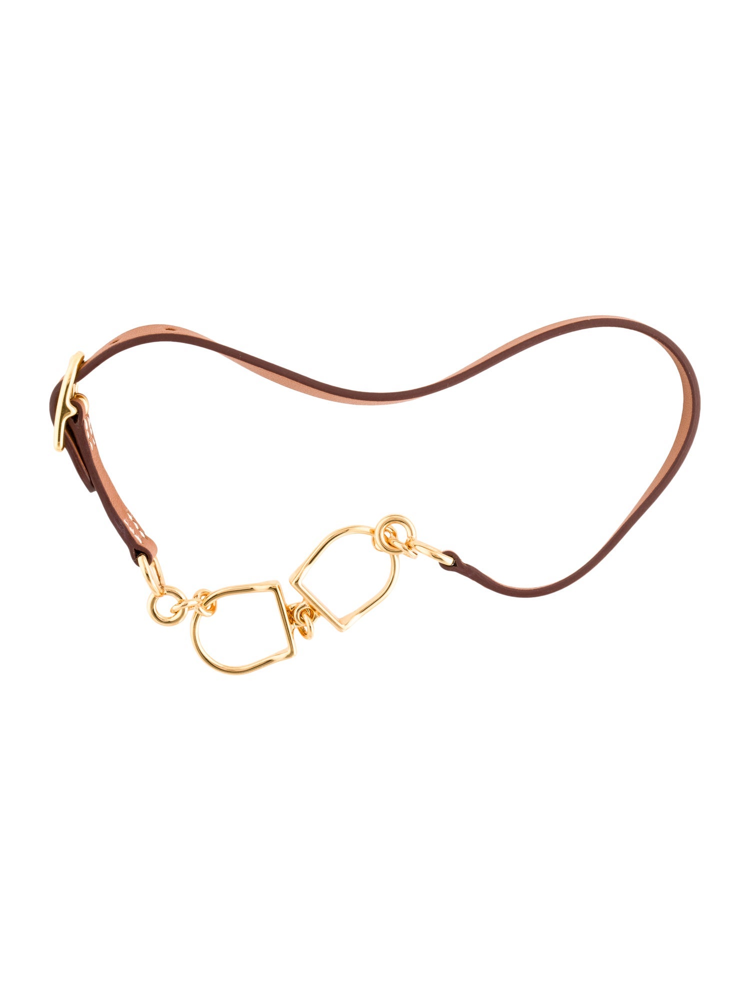 Hermès Etrier Leather Double Tour Bracelet