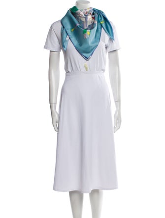 Hermès The Battery New York Silk Scarf