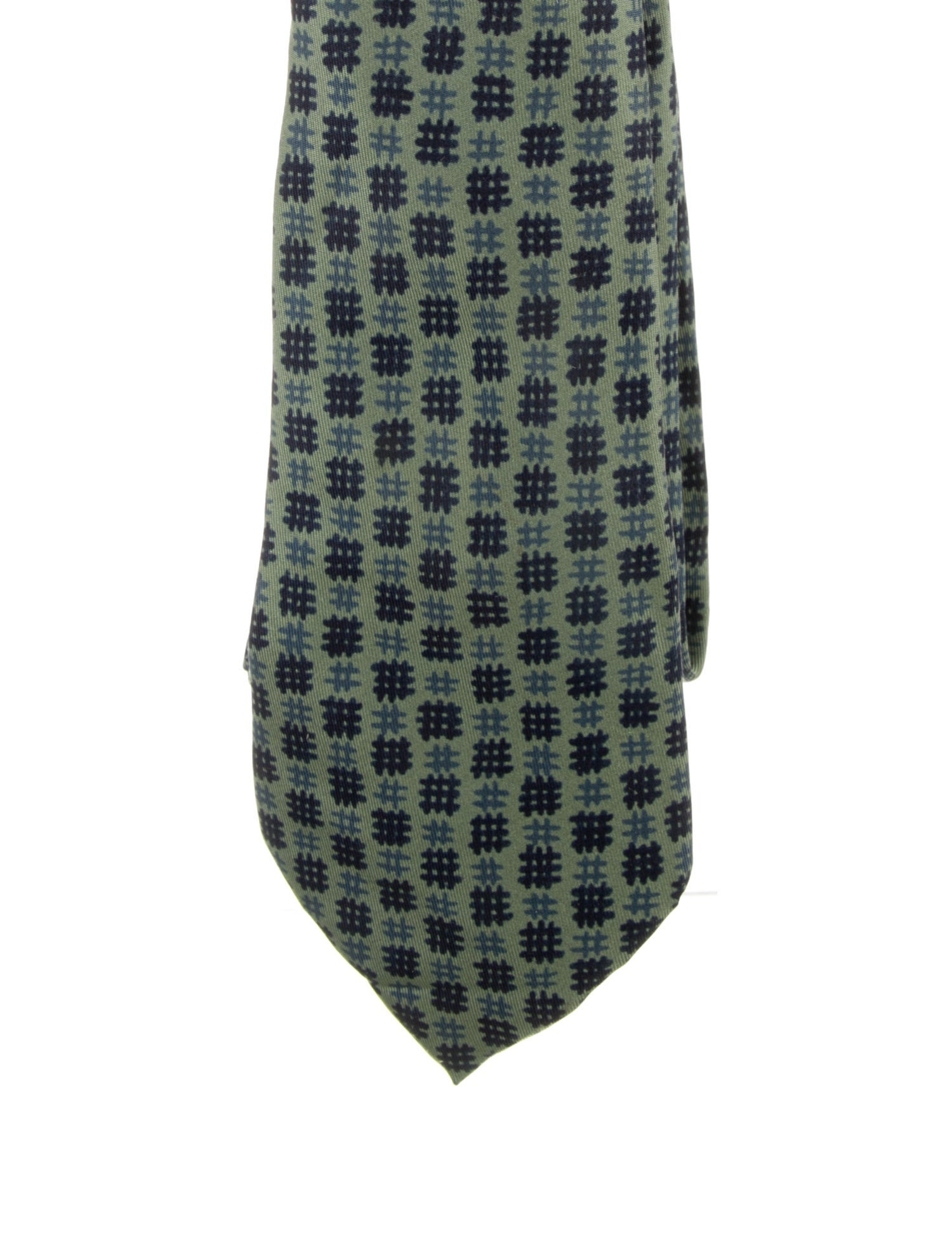 Hermès Silk Printed Tie