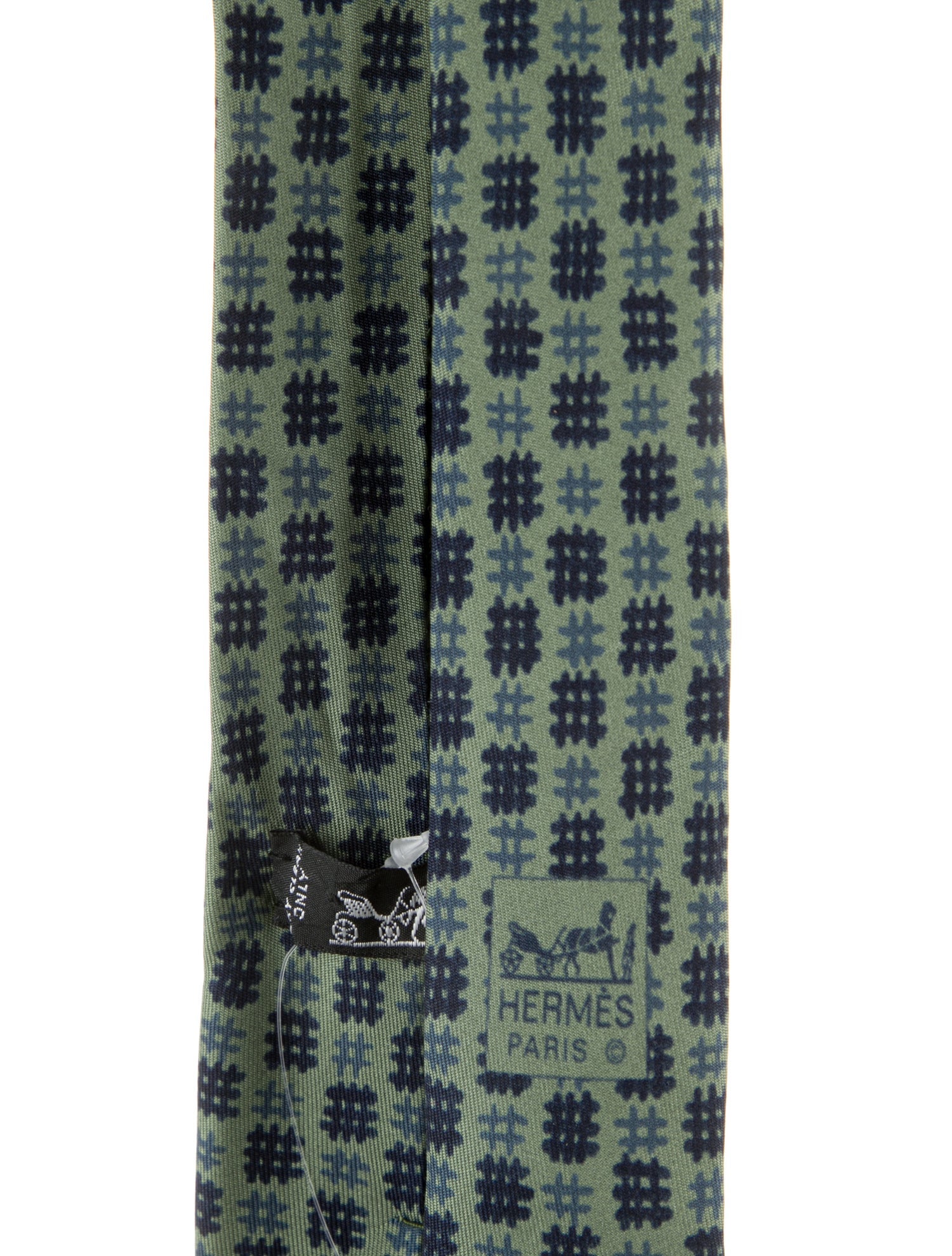 Hermès Silk Printed Tie