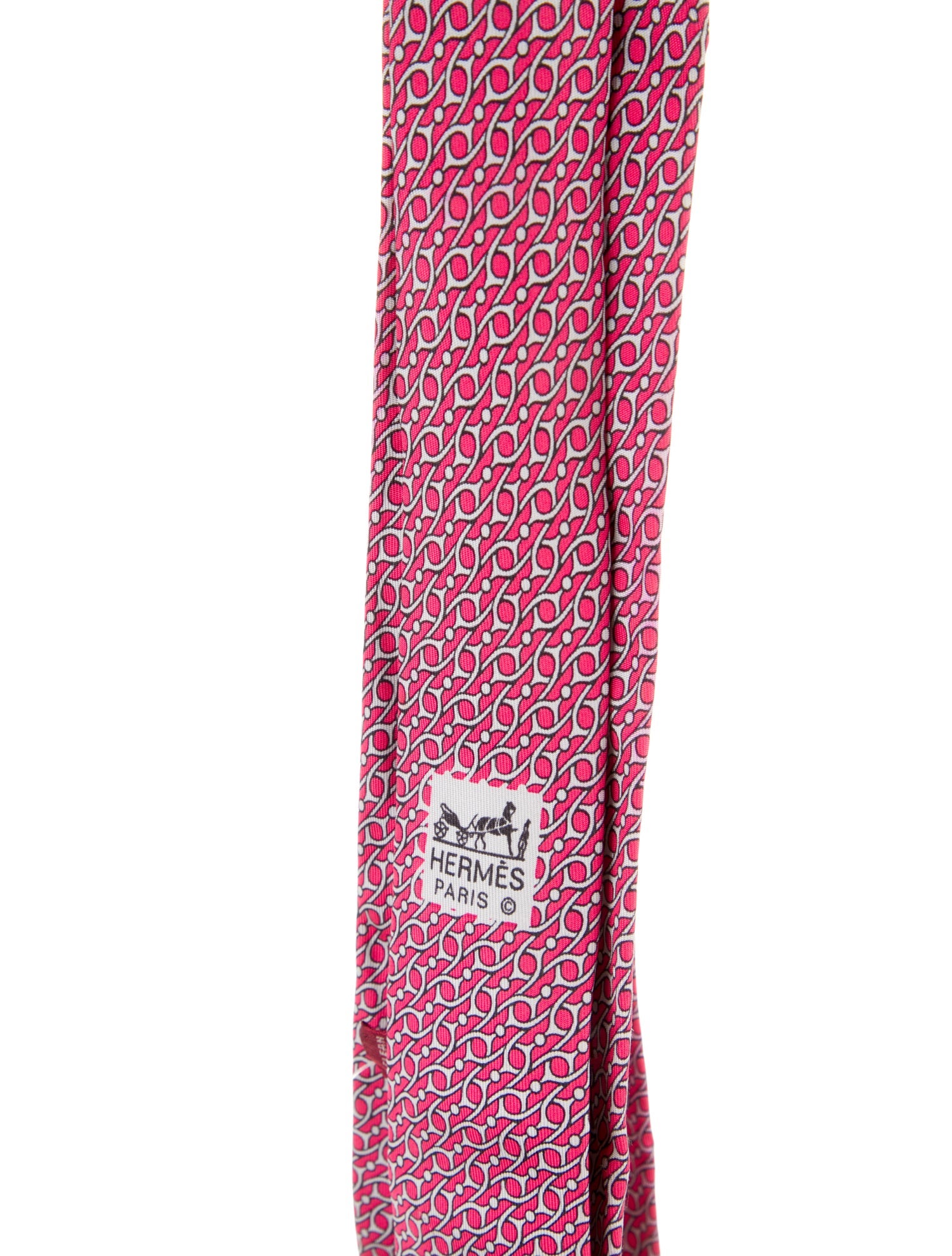 Hermès Silk Printed Tie