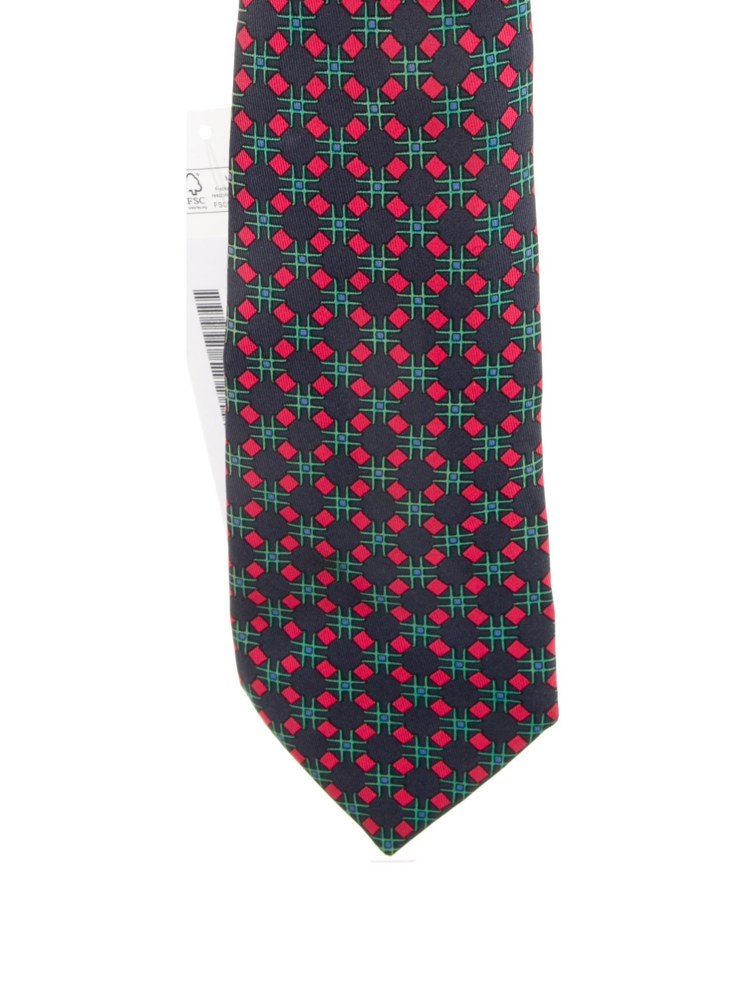 Hermès Silk Printed Tie