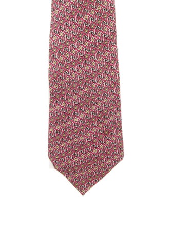 Hermès Silk Patterned Tie