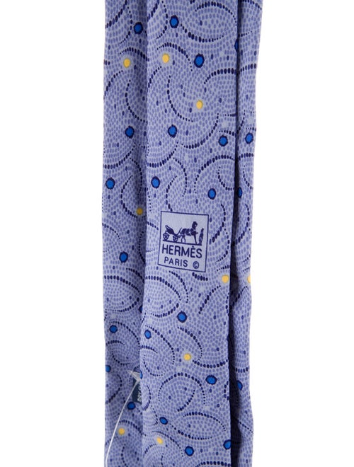 Hermès Silk Patterned Tie