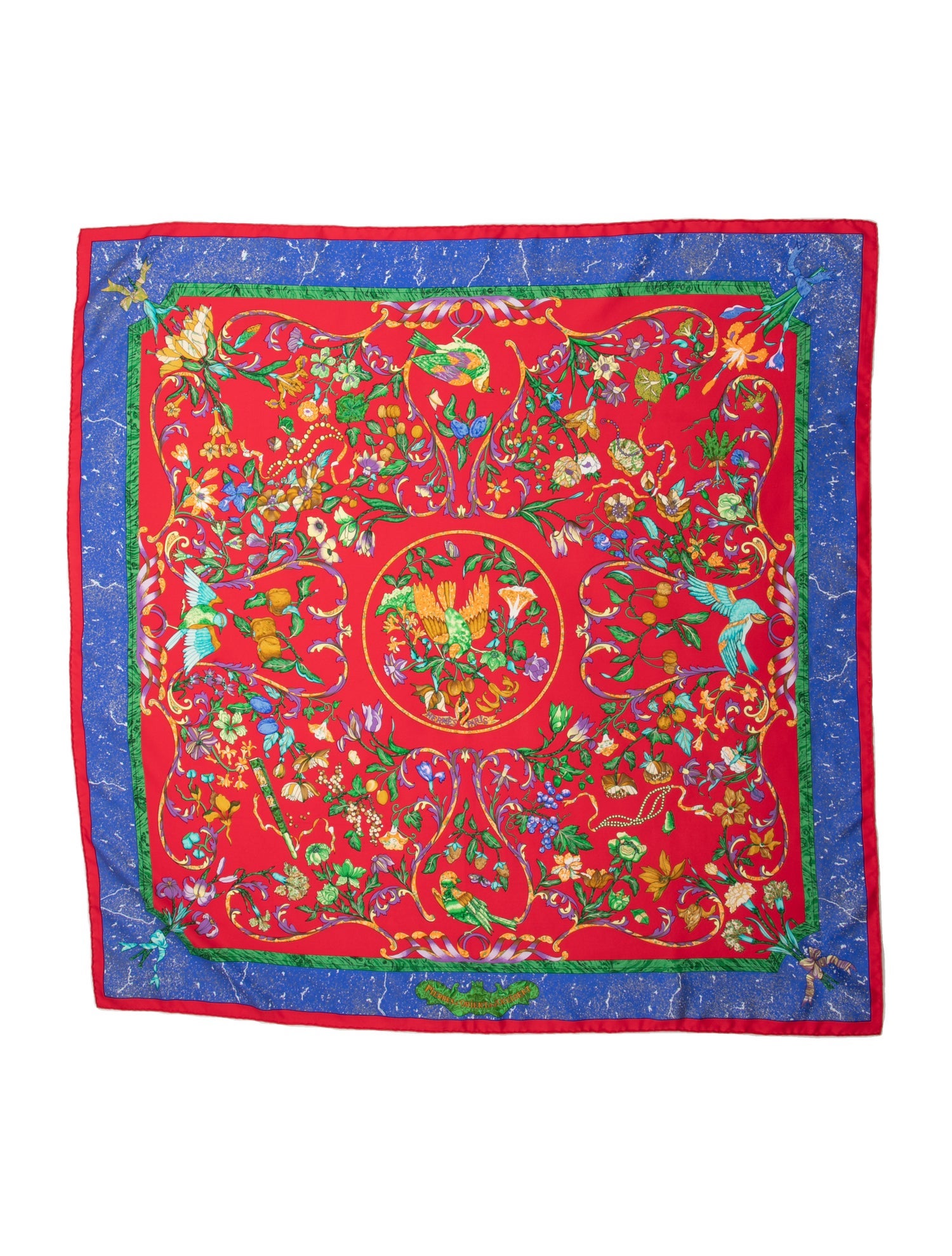 Hermès Pierres d'Orient Et d'Occident Silk Scarf