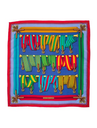 Hermès Les Sangles Silk Scarf