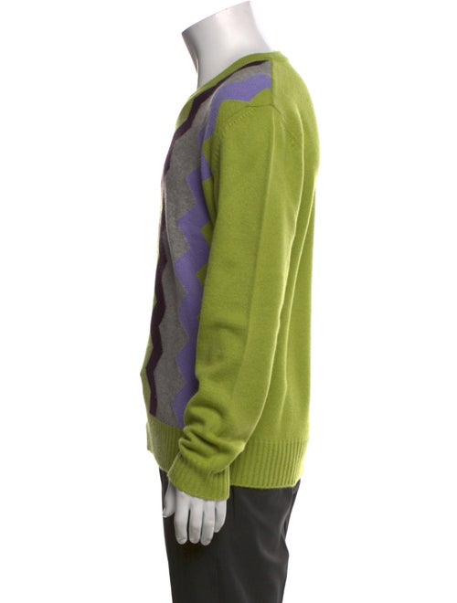 Hermès Cashmere Colorblock Pattern Pullover