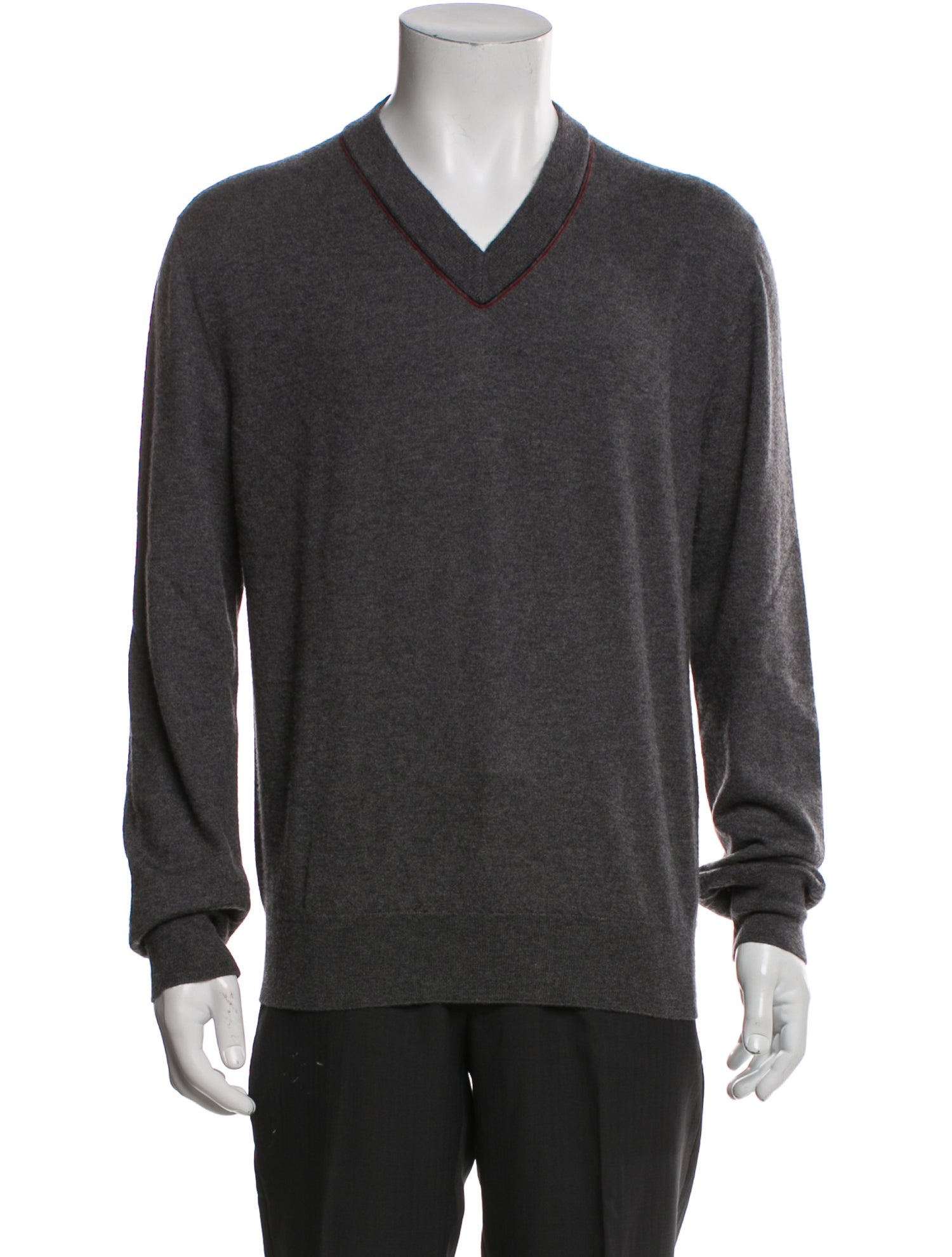 Hermès Cashmere V-Neck Pullover
