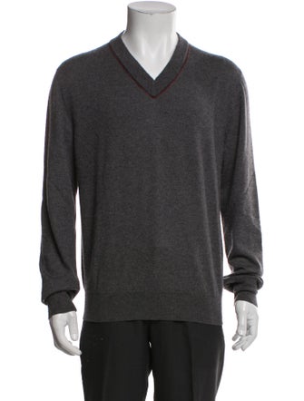 Hermès Cashmere V-Neck Pullover