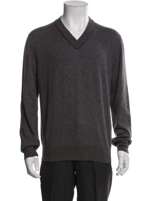 Hermès Cashmere V-Neck Pullover