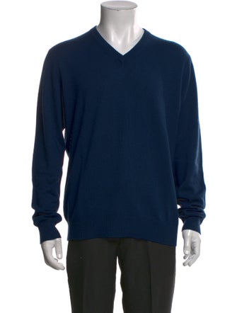 Hermès Cashmere V-Neck Pullover