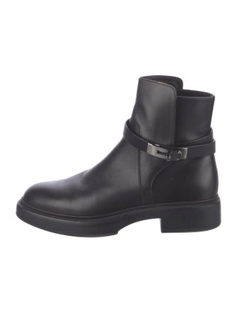 Hermès Veo Leather Moto Boots