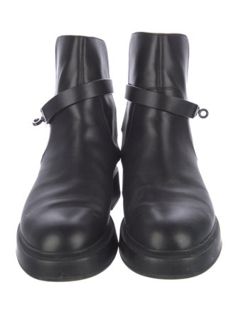 Hermès Veo Leather Moto Boots