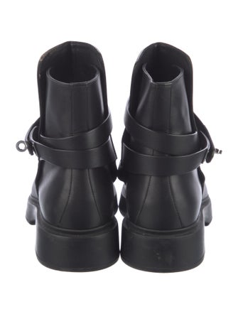 Hermès Veo Leather Moto Boots