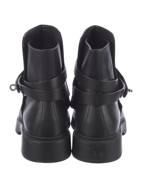 Hermès Veo Leather Moto Boots