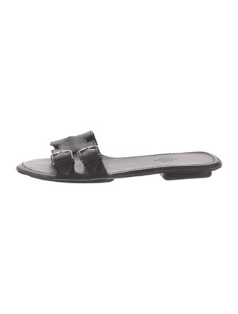 Hermès Remake Leather Slides