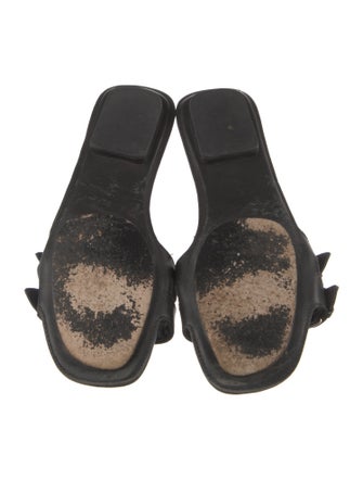 Hermès Remake Leather Slides