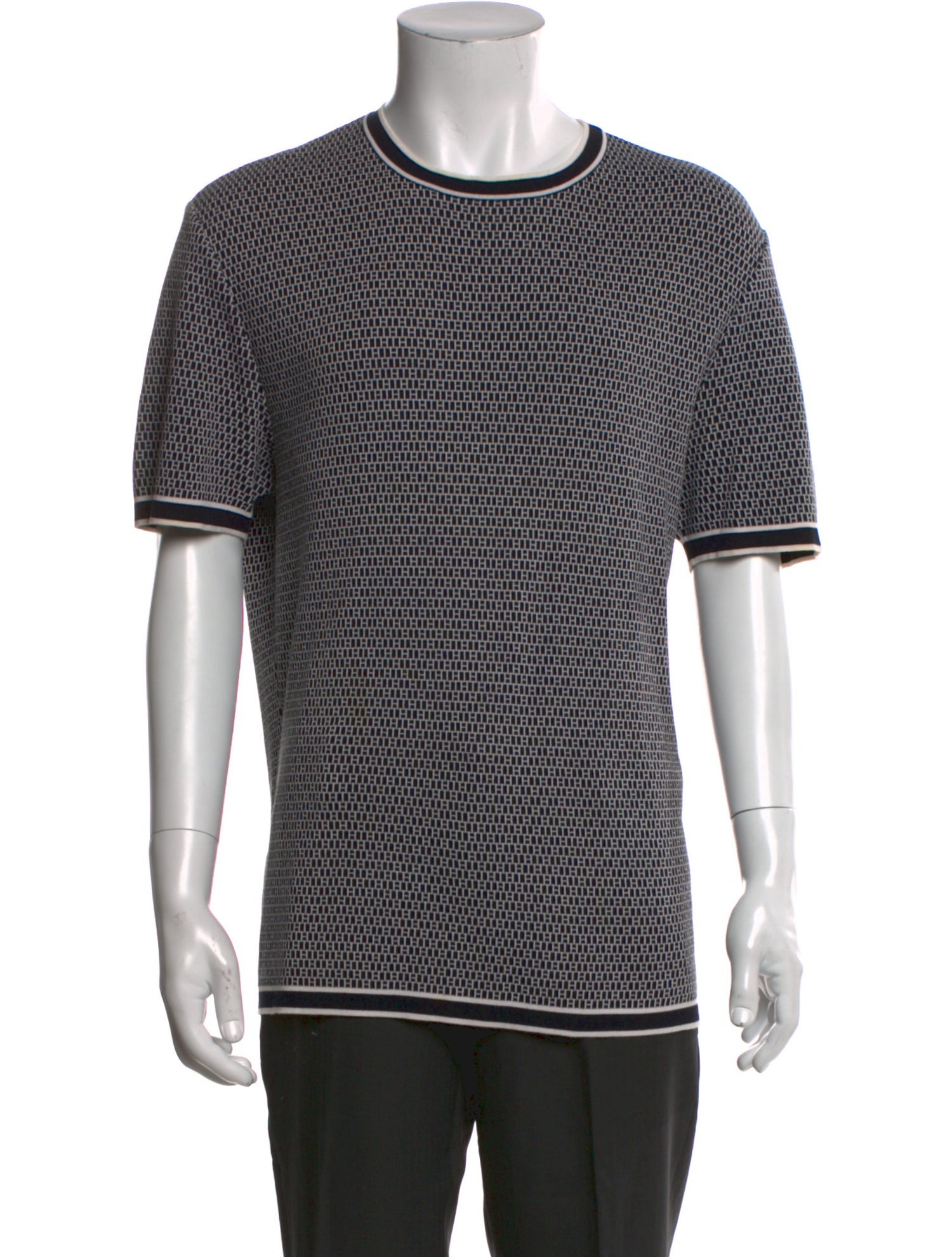 Hermès Printed Crew Neck T-Shirt