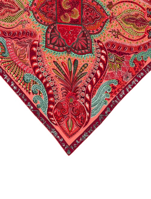 Hermès Le Jardin de la Maharani Cashmere Shawl