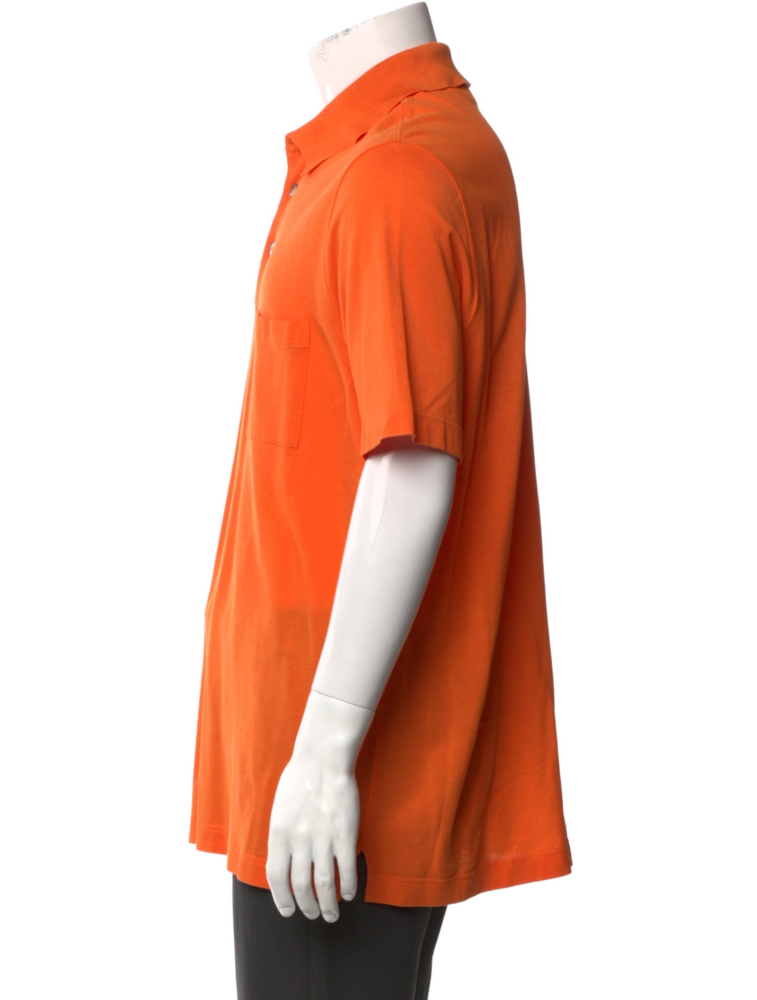 Hermès Collar Short Sleeve Polo Shirt