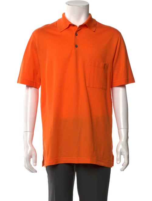 Hermès Collar Short Sleeve Polo Shirt