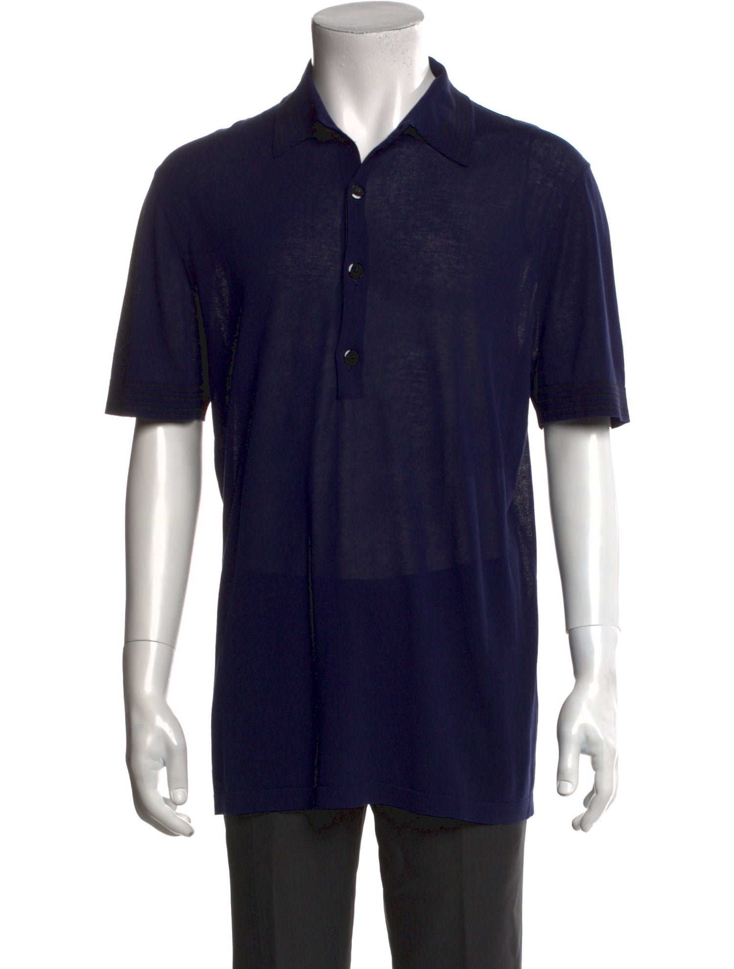 Hermès Crew Neck Short Sleeve Polo Shirt