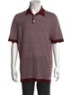 Hermès Linen Plaid Print Polo Shirt
