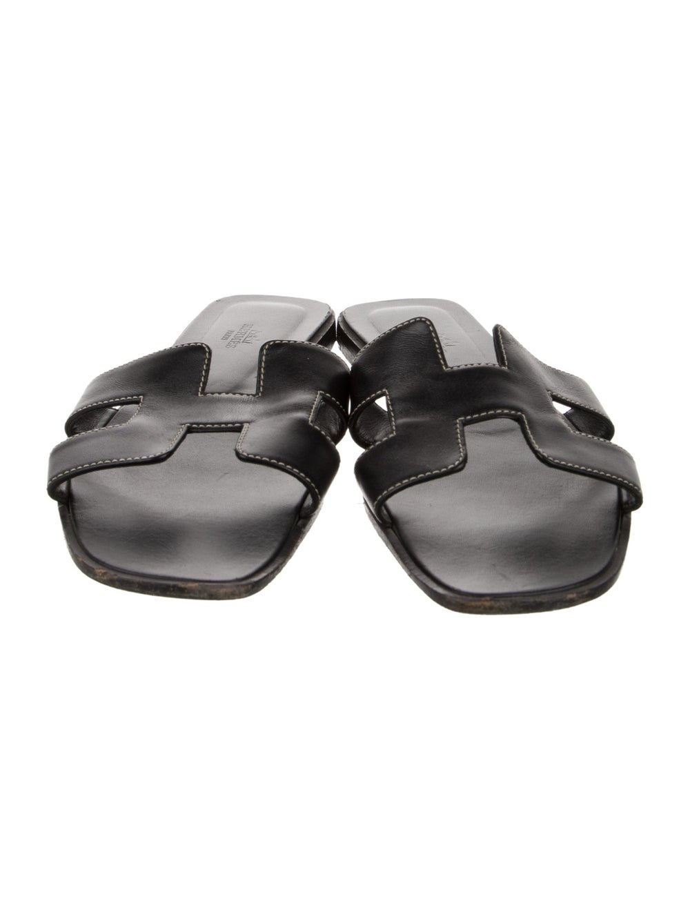 Hermès Oran Slides From the 2021 Collection Black… - image 3
