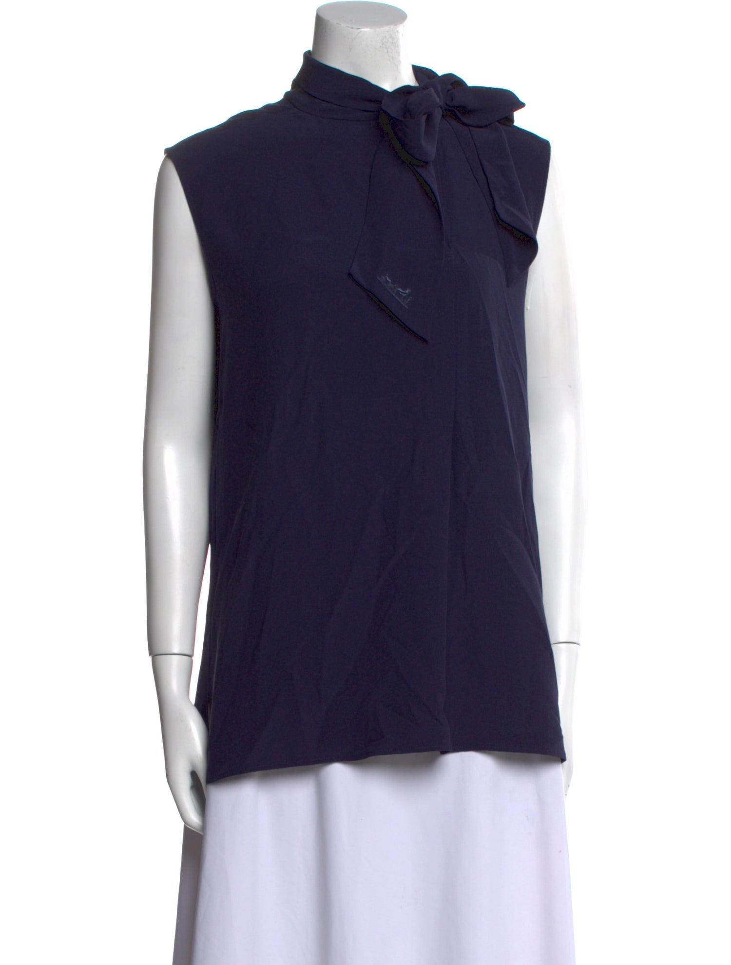 Hermès Silk Mock Neck Sweatshirt