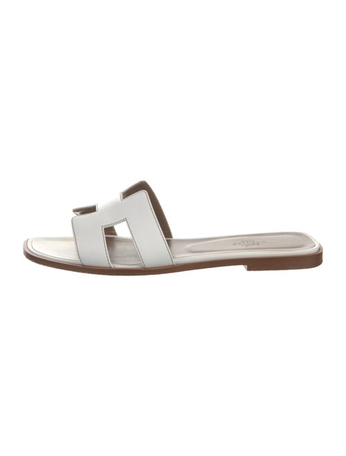 Hermès Oran Leather Slides