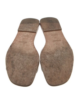 Hermès Oran Leather Slides