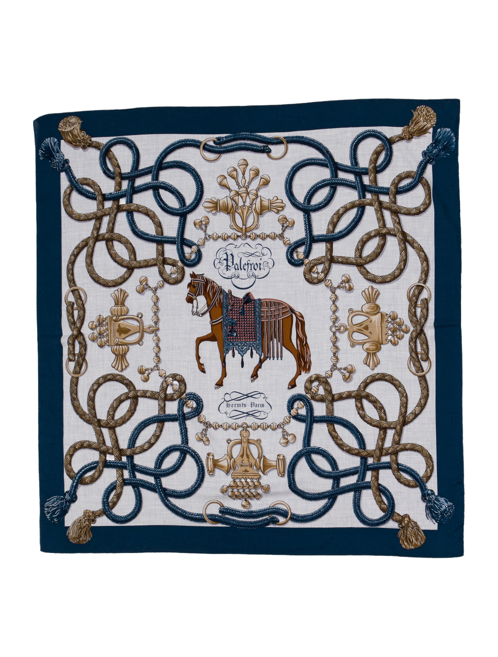 Hermès Palefroi Cashmere Shawl w/ Tags