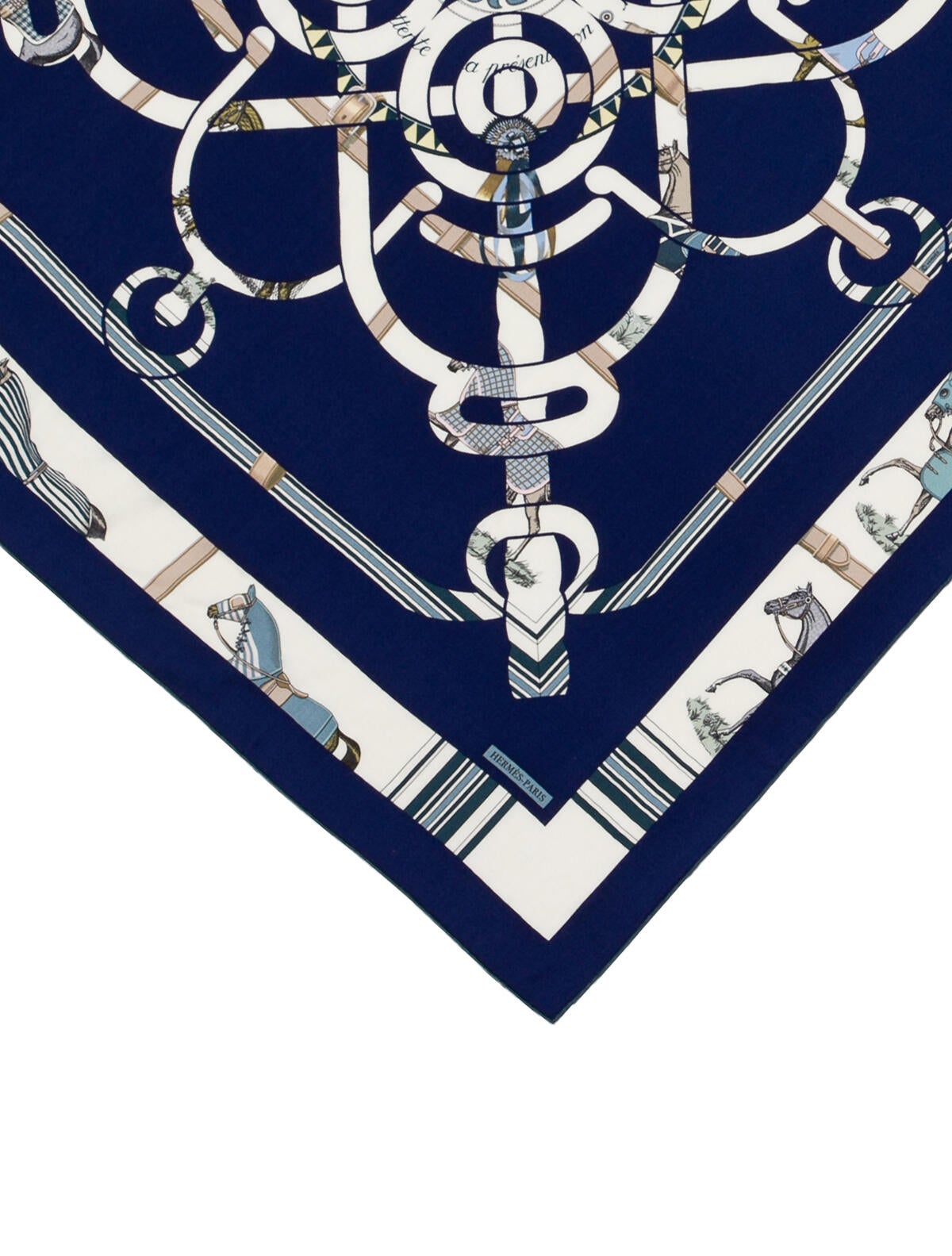 Hermès Eperon d'Or et Tenues de Jour Cashmere Shawl w/ Tags