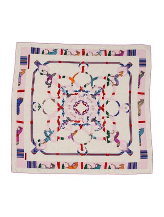 Hermès Eperon d'Or et Tenues de Jour Cashmere Shawl