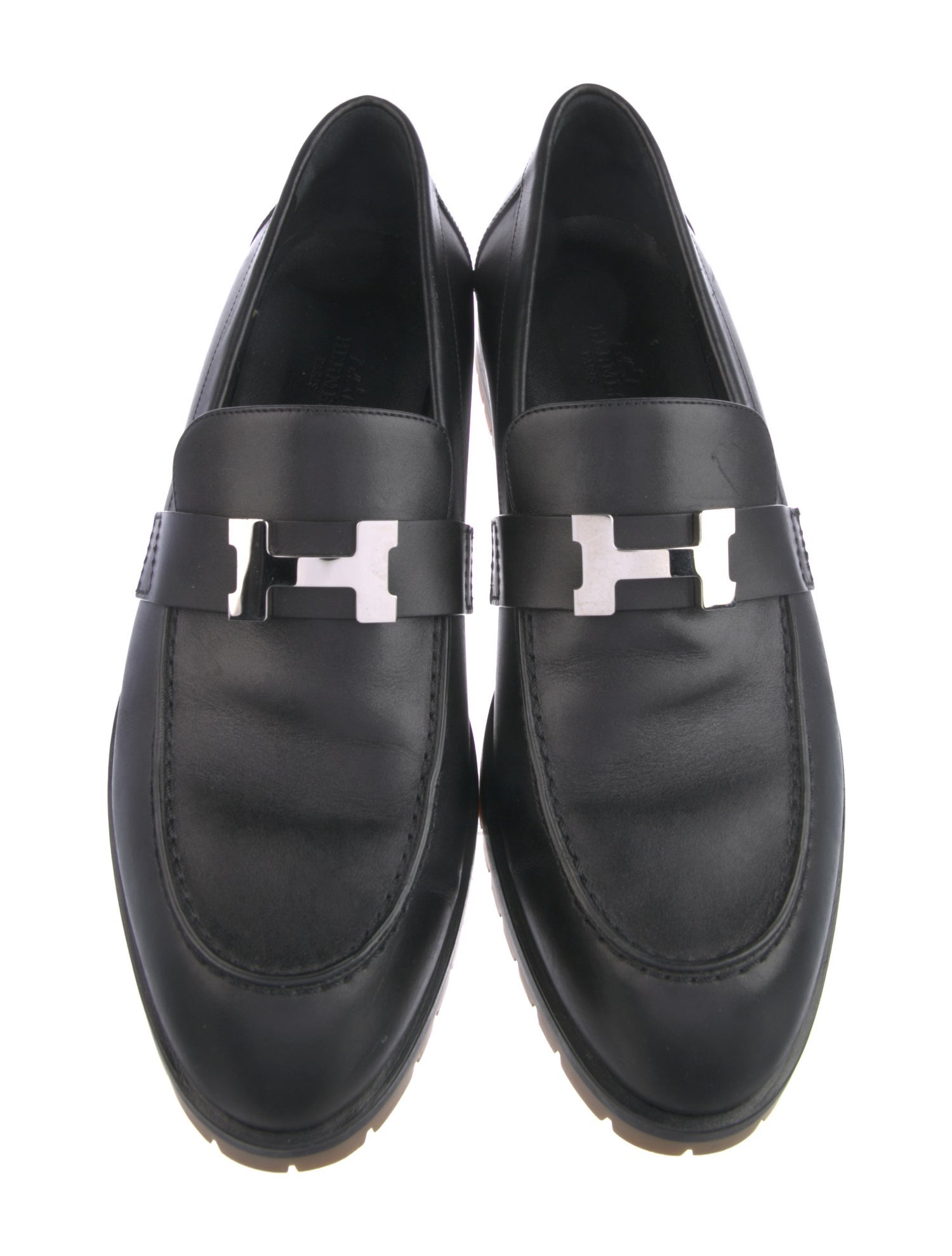 Hermès Gregoire H Logo Loafers