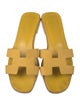Hermès Oran Leather Slides