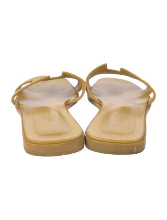 Hermès Oran Leather Slides