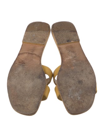 Hermès Oran Leather Slides