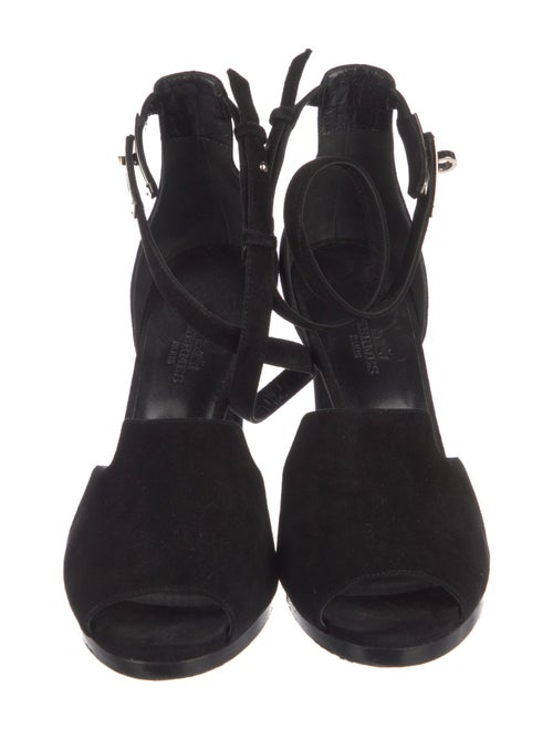 Hermès Nina Suede Sandals