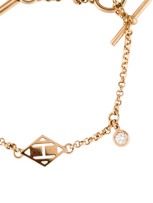 Hermès 18K Diamond Gambade Bracelet
