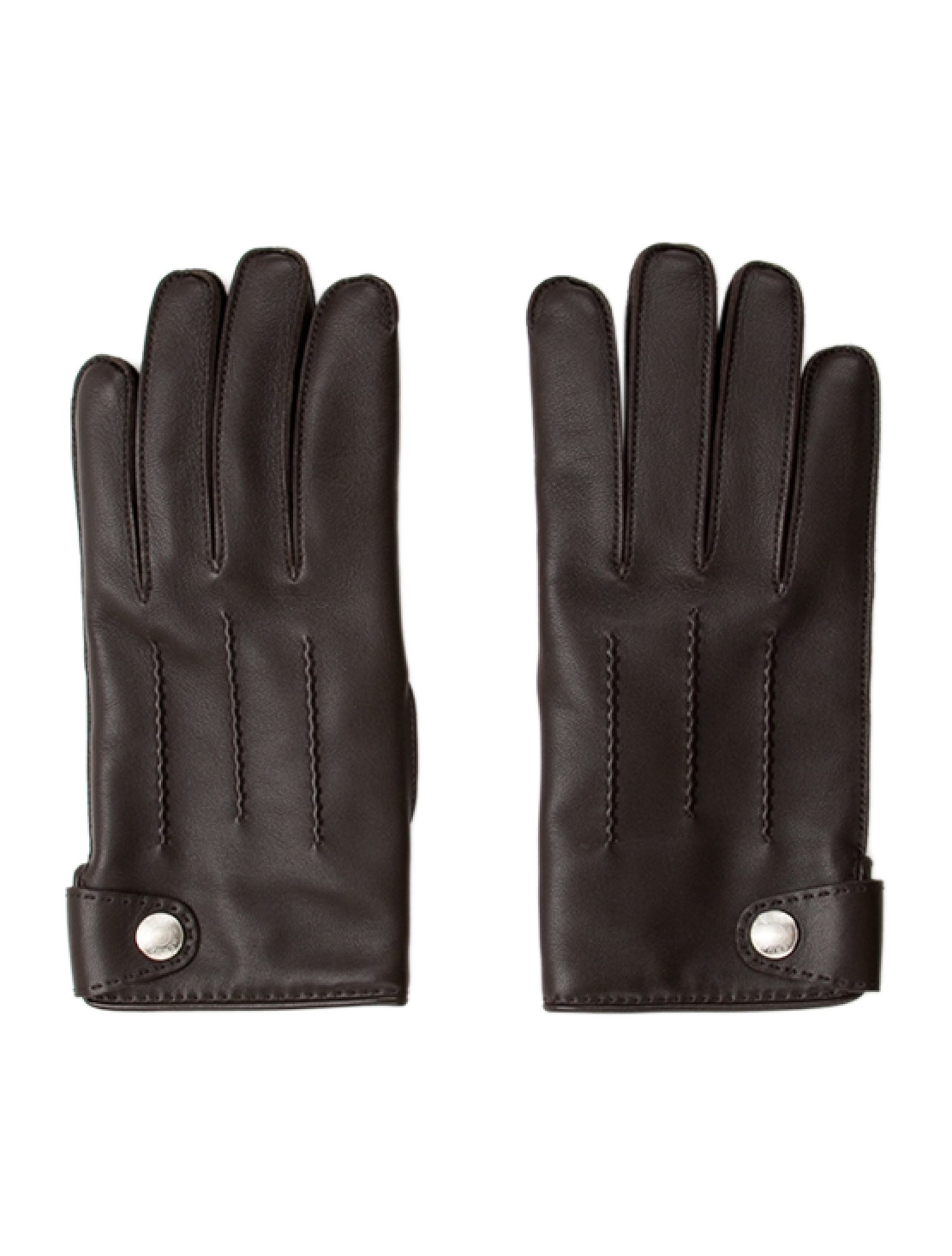 Hermès Leather & Cashmere Gloves