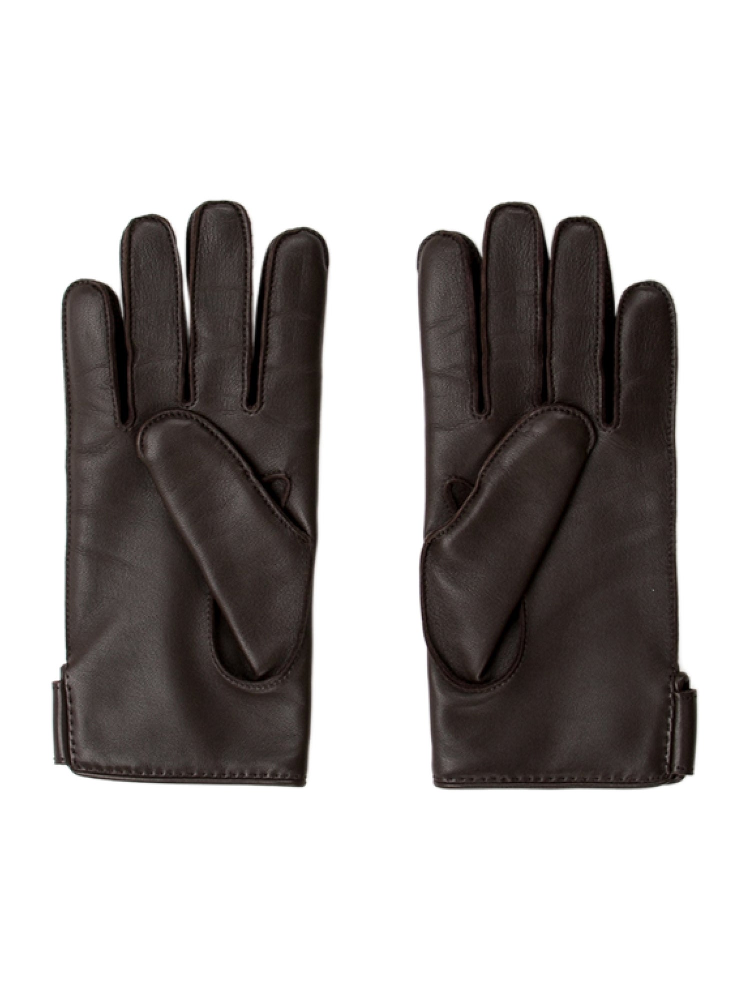 Hermès Leather & Cashmere Gloves