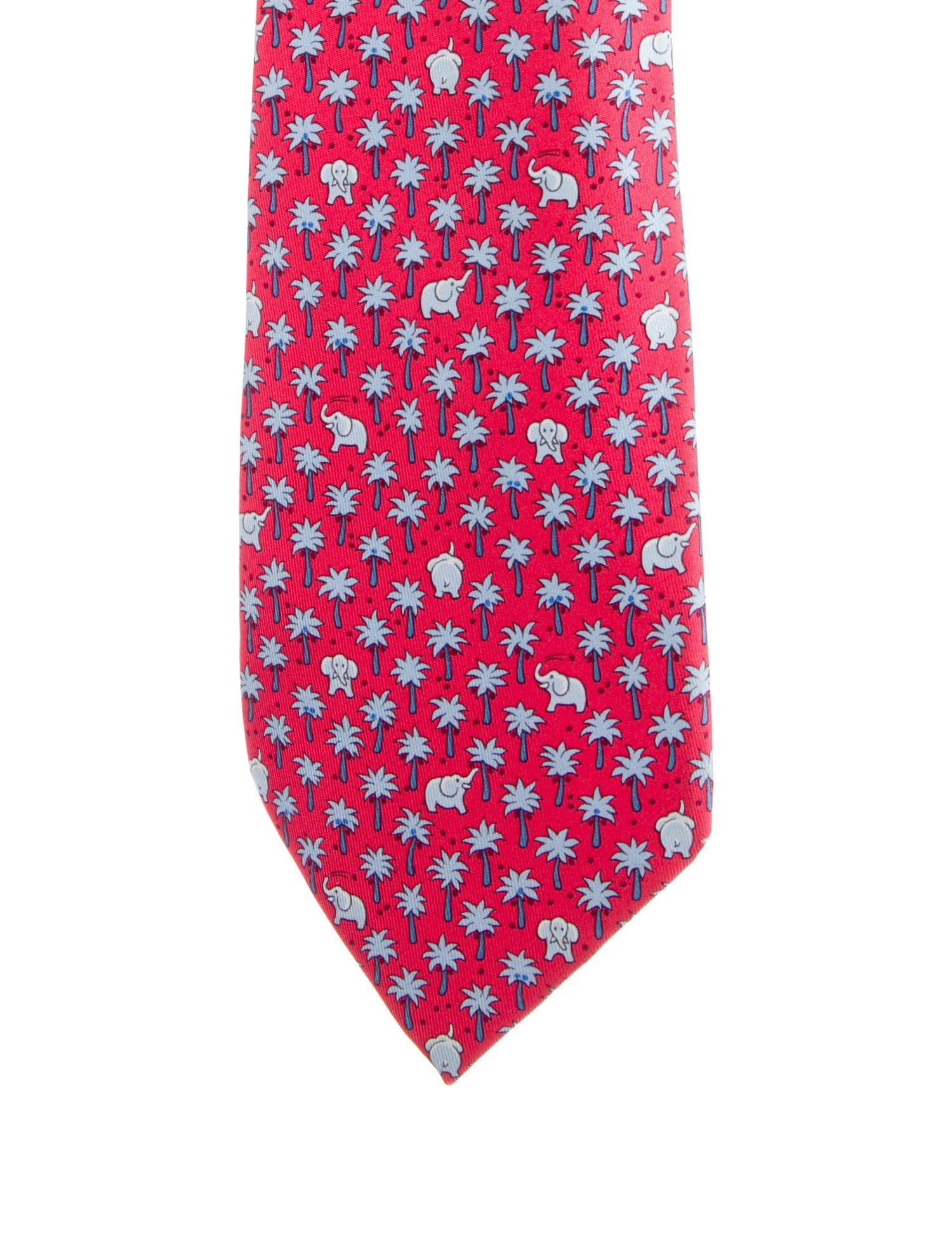 Hermès Silk Printed Tie