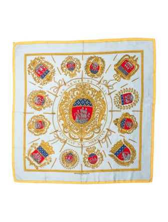 Hermès Les Armes de Paris Silk Scarf