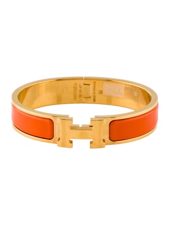 Hermès Enamel Clic H Bracelet