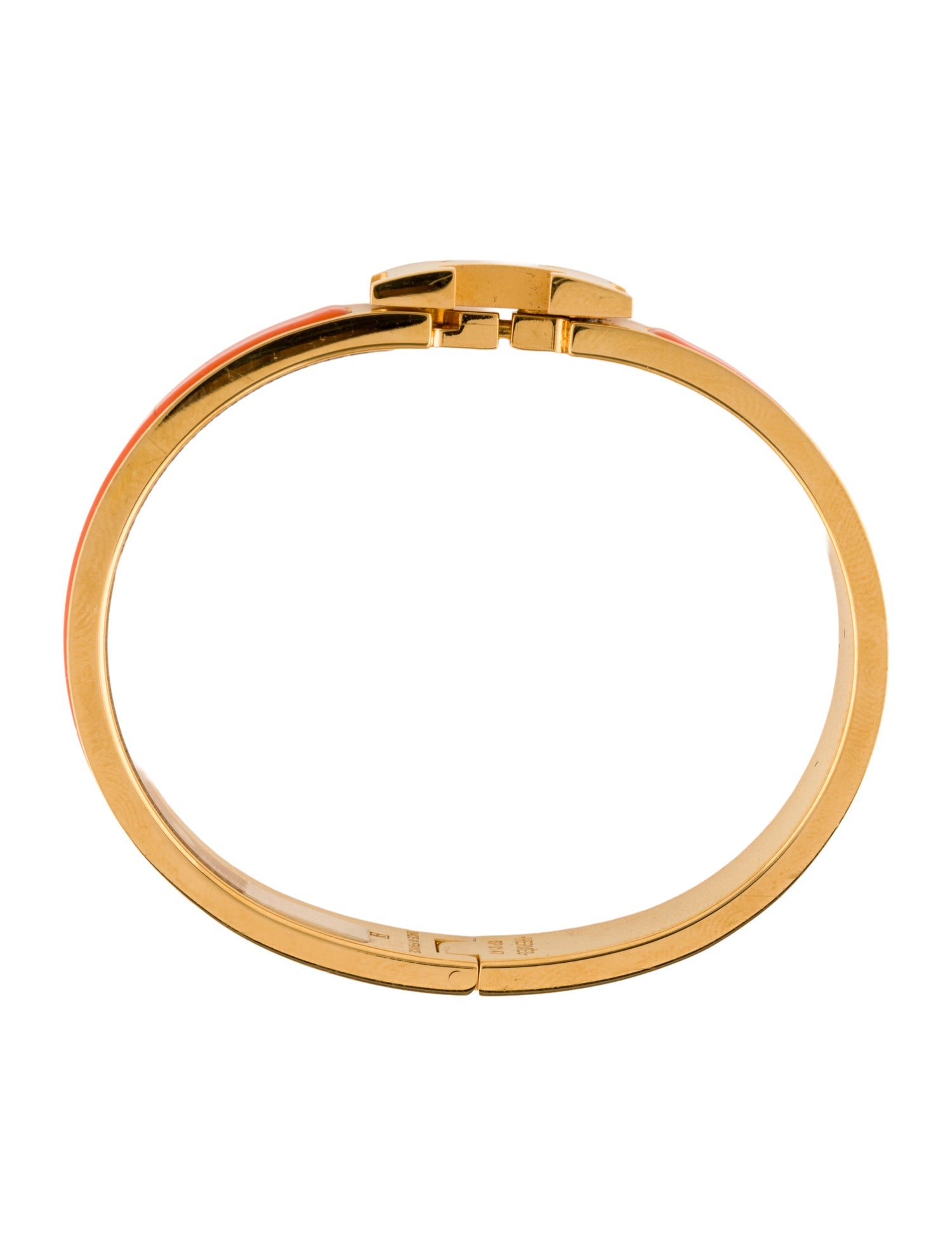 Hermès Enamel Clic H Bracelet