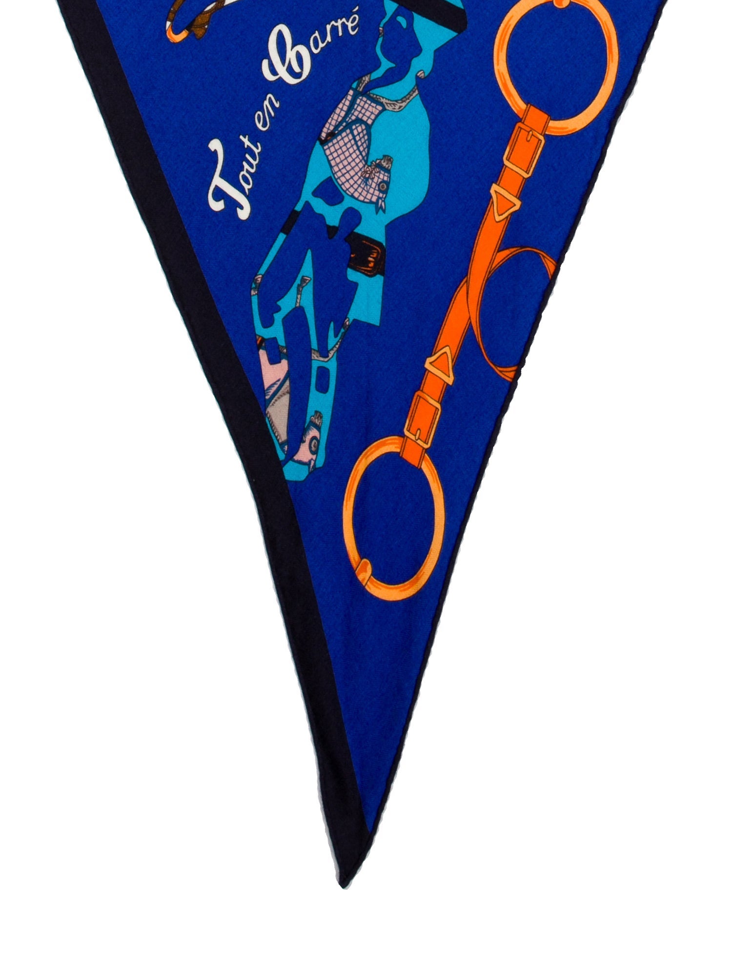 Hermès Tout en Carré Losange Cashmere Scarf