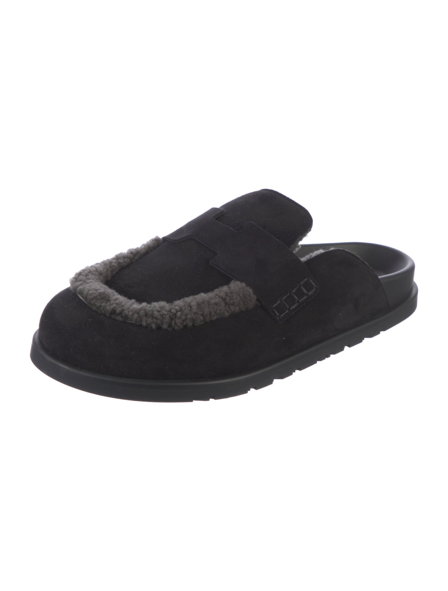Hermès Go Suede Slippers