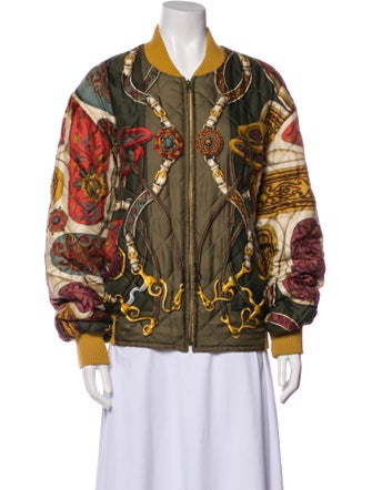 Hermès Silk Printed Jacket